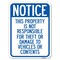 Signmission Safety Sign, 18 in Height, Aluminum, 22809 A-1824-22809 - alternate 1